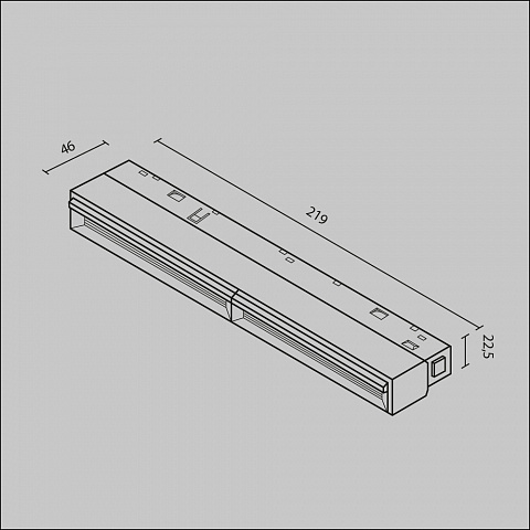Светильник на шине Maytoni TR106-4-12W-DS-B