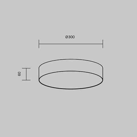 Накладной светильник Maytoni C032CL-36W4K-RD-B