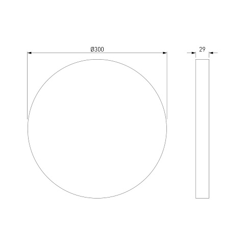 Потолочный светодиодный светильник TK Lighting 18797 Aqua CCT+DIM IP54