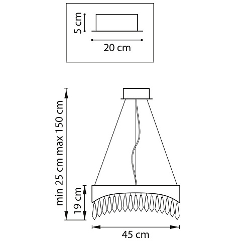 Подвесная люстра Lightstar 703143