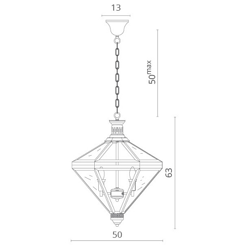 Подвесная люстра Divinare 7400/02 SP-4