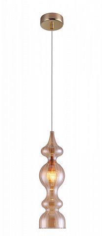 Подвесной светильник Crystal Lux IRIS SP1 A AMBER