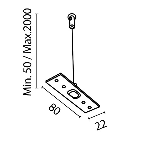 Подвесной комплект Maytoni TRA034SW-2W