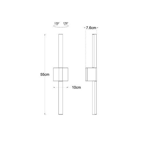 Светильник настенный ARTE Lamp A5191AL-2BK