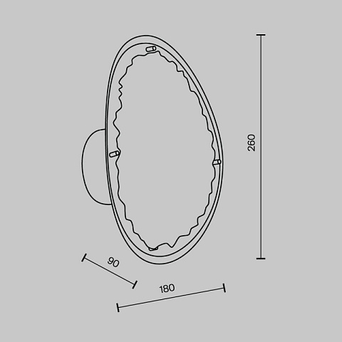 Бра MODELUX MS.2310.01 GD