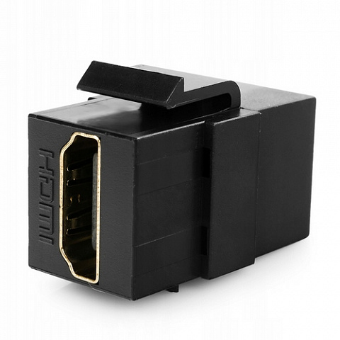 Разъем HDMI F-F, черный (147402 BK)