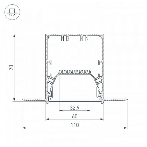 Соединитель профиля Arlight 030132