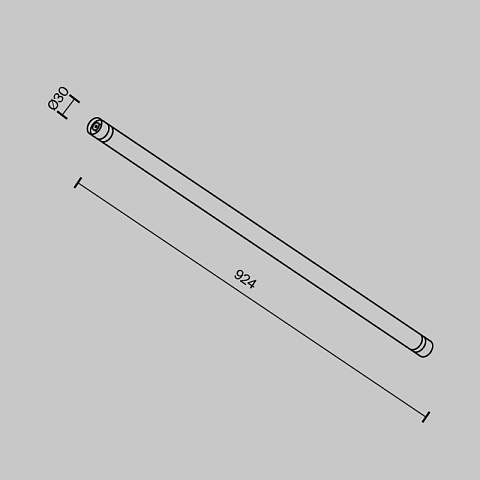 Соединитель для шинопровода Maytoni CA011-L900-B
