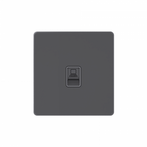 Systeme Electric Systeme Infinity Вулканический пепел Розетка информационная RJ-45 кат.5e