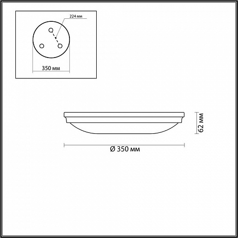 Накладной светильник Odeon Light 4956/4