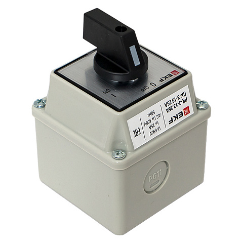 EKF PROxima Переключатель кулачковый ПК-3-13 25А 3P "ВКЛ-ВЫКЛ" IP54