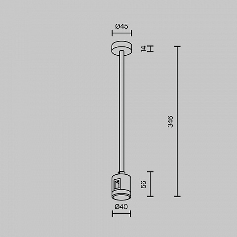 Стойка Maytoni TRA158C-IPC1-BS