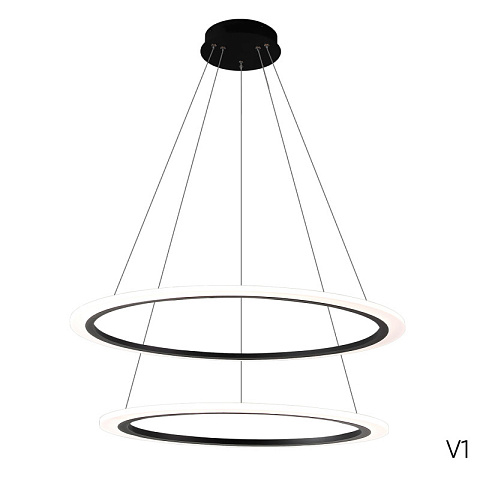 Подвесная люстра Crystal Lux MANZANA SP53W LED BLACK