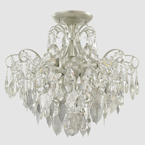 Накладная люстра Crystal Lux ESMIRALDA PL4 SILVER