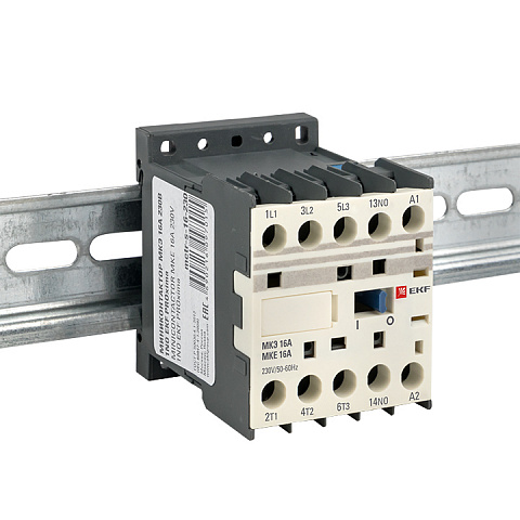 EKF PROxima Миниконтактор МКЭ 16А 230В 1NO