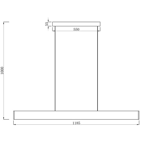 Линейный светильник ARTE Lamp A2505SP-2WH