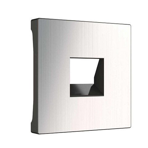 Накладка для розетки Ethernet RJ-45 и телефонной розетки RJ11 Werkel глянцевый никель WL02-RJ-CP 4690389100406