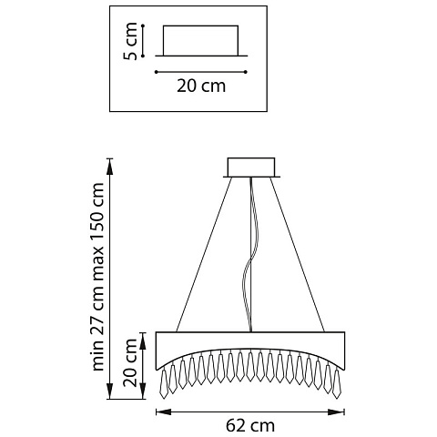 Подвесная люстра Lightstar 703163
