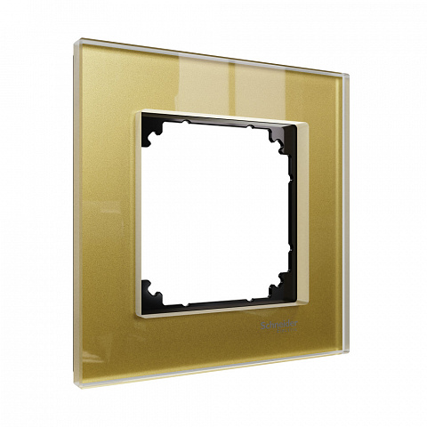 Schneider Electric Merten SM M-Elegance Стекло Золото Рамка 1-ая