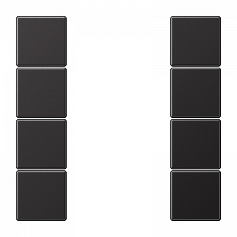 JUNG Набор накладок 4 группы, Dark