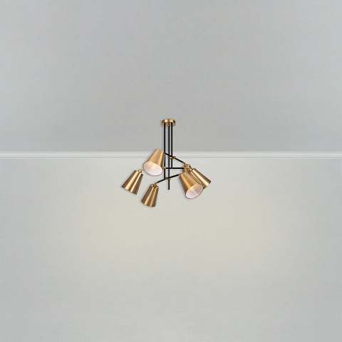 Люстра на штанге Freya FR5260PL-06BS