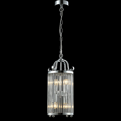 Подвесной светильник Crystal Lux TADEO SP4 D200 CHROME/TRANSPARENTE