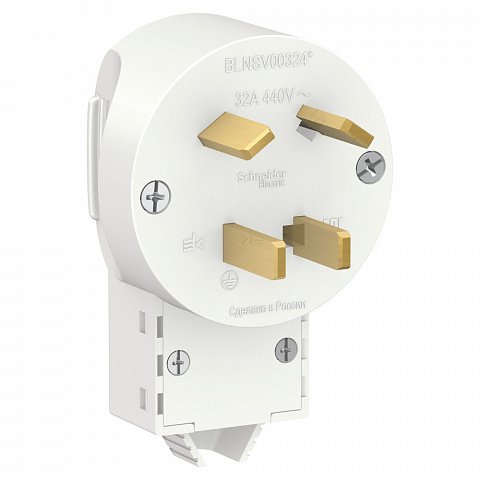 Systeme Electric Blanca внутр Бел Вилка силовая 3Р+N 32А, 400В