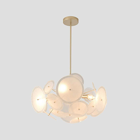 Люстра на штанге Crystal Lux DANDELION SP6 GOLD