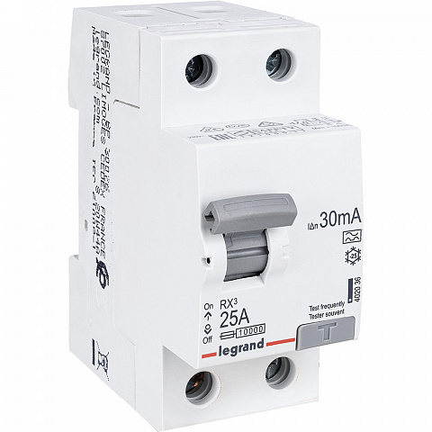 Legrand RX3 УЗО 30мА 25А 2P A