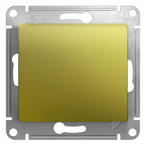 Systeme Electric Glossa Фисташковый Переключатель 1-клавишный, сх.6,10AX