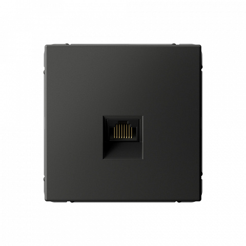 Systeme Electric ArtGallery Базальт Розетка компьютерная RJ45, кат. 6A, механизм