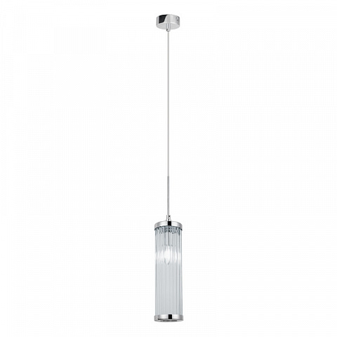 Подвесной светильник Crystal Lux TADEO SP1 D100 CHROME/TRANSPARENTE