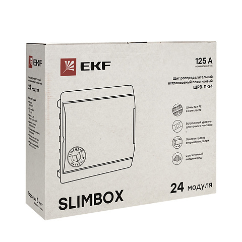 EKF PROxima Щит распред. встраиваемый ЩРВ-П-24 "SlimBox" IP41