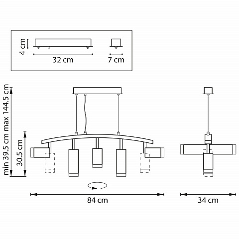 Подвесная люстра Lightstar LR7353638720