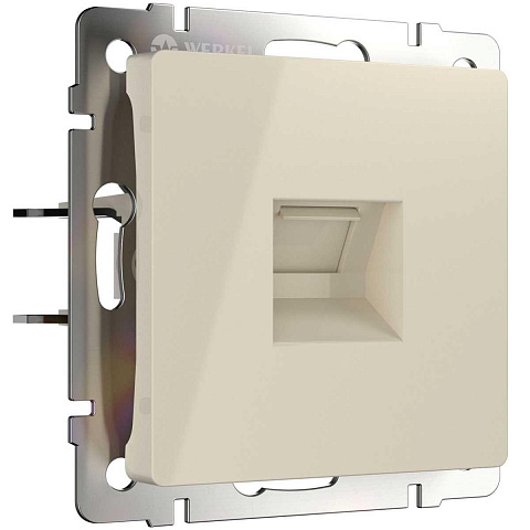 Телефонная розетка RJ11 Werkel слоновая кость W1182003 4690389155888