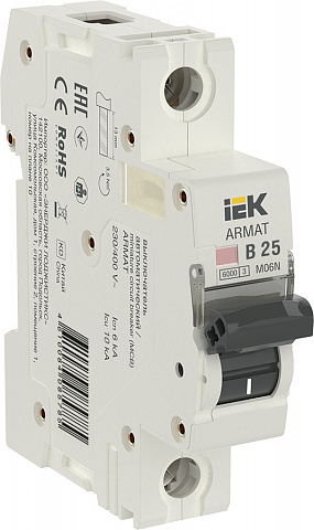 IEK ARMAT Автоматический выключатель M06N 1P B 25А