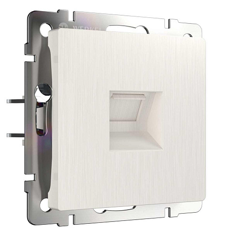 Розетка Werkel Ethernet RJ-45 перламутровый рифленый W1181013 4690389172717