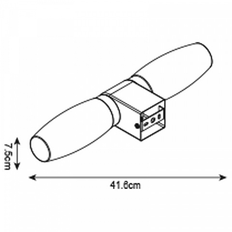 Бра ARTE Lamp A1209AP-2CC