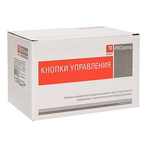 EKF PROxima Кнопка AS-22N "Пуск-Стоп" прямоугольная 220В NO+NC