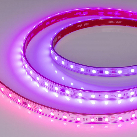 Светодиодная лента Arlight 12W/m 60LED/m 5060SMD разноцветный 5М SPI-PFS-B60-12mm 24V 039602