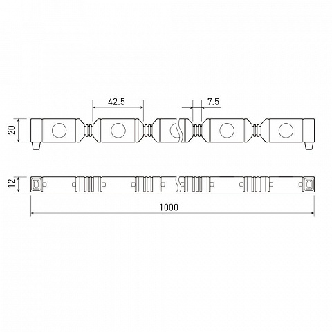 Прожектор светодиодный Arlight 18W 6000K AR-FLB-Flex-1000-18W-220V White 30deg 022591