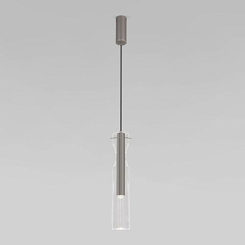 Подвесной светодиодный светильник Eurosvet Swan 50253/1 Led графит