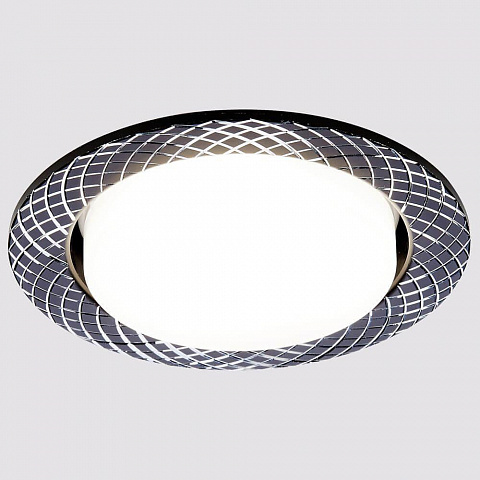 Встраиваемый светильник Ambrella light GX53 Classic G818 BK