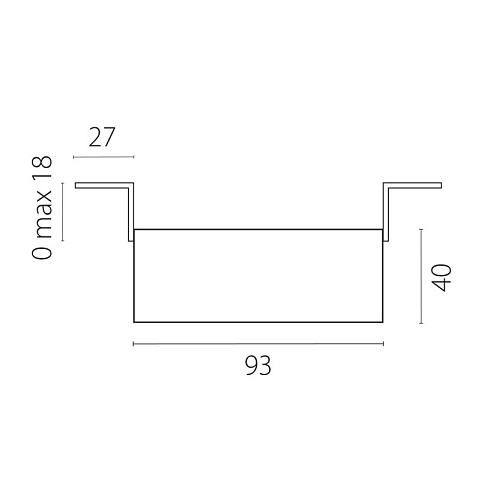 Встраиваемый светильник Lightstar G214603GMOD