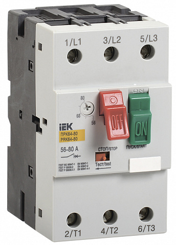 IEK Пускатель ПРК64-40 In=40A Ir=25-40A Ue 660В