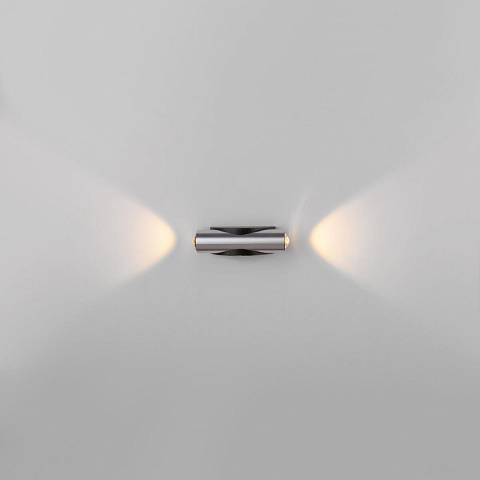 Настенный светодиодный светильник Elektrostandard Steel 40109/LED чёрный/сталь a055629