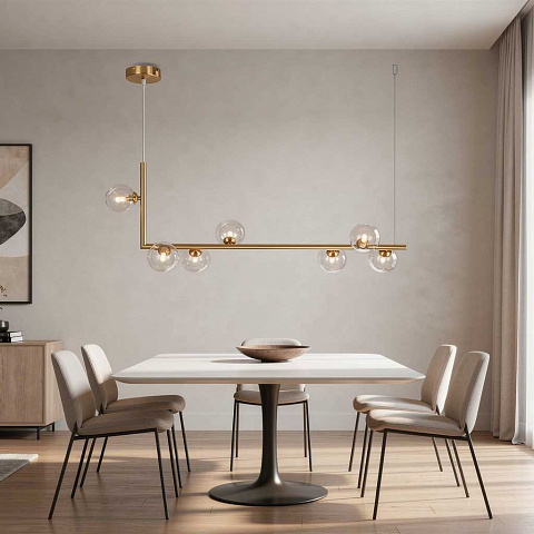 Подвесной светильник Imperium Loft Linda Long P7 Gold 140812-26