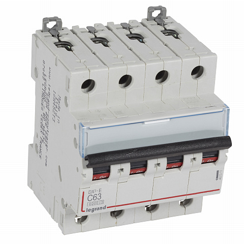 Legrand DX3-E Автоматический выключатель 4P 63А (С) 6000/6kA