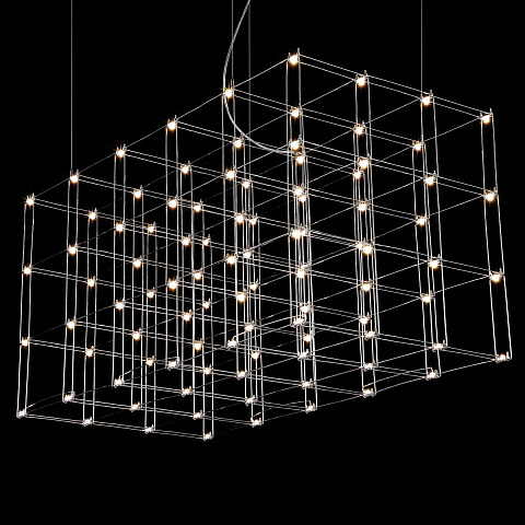 Подвесная люстра Imperium Loft Quasar Cosmos Square Led Pendant Light 120/60/60 144369-22