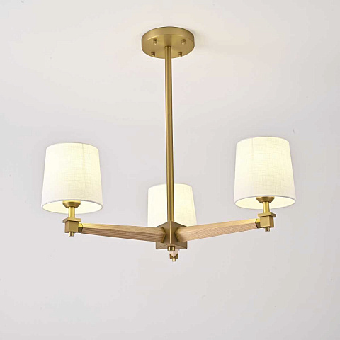 Подвесная люстра Imperium Loft Jorgenson D70 White/Light Wood 203578-26